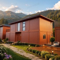 Maison préfabriquée en conteneur à emballage plat avec un design moderne et une garantie d'un an pour les camps miniers et les bureaux