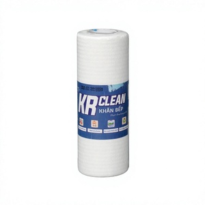 KR CLEAN Nonwoven Kitchen Cleaning <b>Cloth</b> Roll <b>Disposable</b> For Cleaning Kitchen - Product Image 1