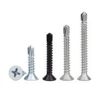 Spot All Sizes 304 316 410 Factory Price Countersunk Head Self Drilling Screws Self Drilling Screws