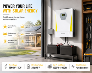 เครื่องแปลงพลังงานแสงอาทิตย์อเนกประสงค์ 24V 48V แบบสลับได้ รองรับกำลังไฟสูง ใช้กันอย่างแพร่หลายในโครงการโซลาร์เซลล์ที่อยู่อาศัย - Product Image 3