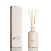 Ensemble d'huiles essentielles de luxe bouteille en verre diffuseur de roseaux avec emballage de luxe boîte-cadeau assainisseurs d'air pour la maison