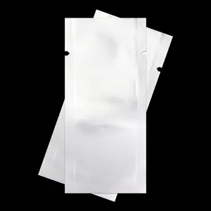 Papel de aluminio de color desechable 3 lados sellado térmico bolsa plana polvo tuerca té máscara facial huecograbado impresión embalaje de plástico