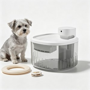 Custom Logo Durable Pet Drinking Fountain Full Filtration System Stainless Steel Dispenser - Product Image 1