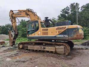 Excavatrice sur chenilles Hyundai HX220HD d'origine coréenne d'occasion, moteur Yanmar, pompe, roulement, haute efficacité, faible nombre d'heures, modèle 2023, bon état - Product Image 4