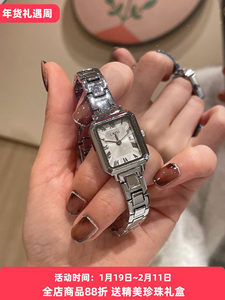 Reloj de Pulsera de Cuarzo para <span class=keywords><strong>Mujer</strong></span>, Diseño Cuadrado, Lujoso, Moderno, Resistente al Agua, Elegante, 2026 - Product Image 3