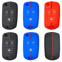 Coque de protection en silicone pour clé de voiture à 3 boutons pour Opel Vauxhall Astra H Corsa D Vectra C Zafira Astra Vectra Signum