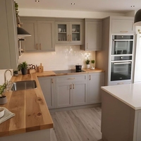 Conception d'armoires de cuisine modulaires Prima pour les projets d'aménagement intérieur de villas et d'appartements contemporains, plans fournis