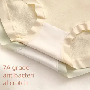 Culottes Quotidiennes en Coton Doux de Qualité Supérieure pour Femmes, Taille Mi-Haute, Sans Coutures, Taille Haute Élastique, Jambes Volantées, Vente en Gros - Product Image 5