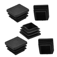 Pieds de table en plastique fabriqués en Chine, supports de pieds de chaise, pièces en plastique pour profilés en aluminium extrudé