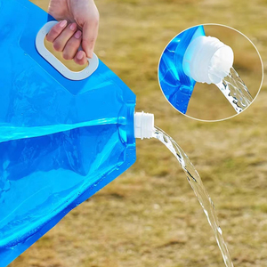 2024 Phổ Biến Tùy Chỉnh 1.5L 3.5L 5L Rõ Ràng Bia Uống Chất Lỏng Túi Nước Xách Tay Có Thể Gập Lại Tái Sử Dụng Nhựa Xử Lý Túi Nước - Product Image 5