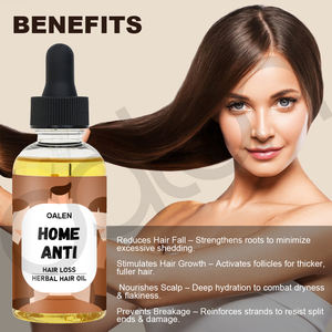 น้ำมันบำรุงเส้นผมสูตรสมุนไพรออร์แกนิค 30 มล. ผลิตภัณฑ์เพื่อการเจริญเติบโตของเส้นผม แบรนด์ส่วนตัว 100% จากธรรมชาติ สำหรับใช้ที่บ้าน ป้องกันผมร่วง - Product Image 4