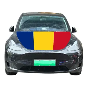 도매 120x150cm 루마니아 자동차 후드 커버 깃발 저렴한 내마모성 및 내구성 자동차 엔진 후드 커버