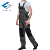 Vente chaude usine : Salopette de travail industrielle de sécurité pour hommes, multi-poches, avec genouillères, style cargo