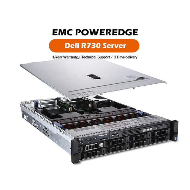 Wholesale Cheap Ultra-low Price Refurbish Used Dells EMC PowerEdge R730 2U Rack Server 1 in Stock Years Warranty