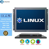Monitor de Pantalla Táctil de 14 Pulgadas con Panel PCAP, Interfaces USB/Seriales/DVI, Resolución 1080p, Relación de Aspecto 16:9, Diseño de Marco Abierto
