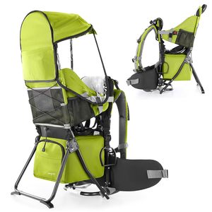 Échantillon gratuit OEM Sac à dos à siège réglable personnalisé avec housse de pluie Pare-soleil Porte-sac à dos pour bébé pour la randonnée - Product Image 2