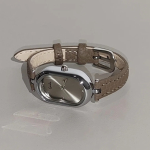 Reloj de Pulsera para Dama, Estilo Mid-Century, Color Gris Plateado, Lujo Ligero, Vintage, Moderno, Exquisito, Textura de Alta Belleza, Cuarzo - Product Image 6