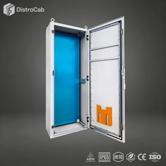 1 DistroCab IP55 Waterproof Outdoor Distribution Box Housing for Industrial Equipment Power Distribution
