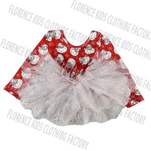DH OEM falda <span class=keywords><strong>de</strong></span> las ninas Navidad moda Rosa tul bebé niños falda Leo niñas tutú vestidos - Product Image 3