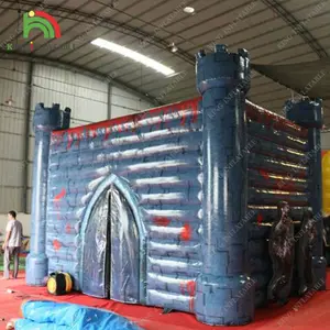 <span class=keywords><strong>Maison</strong></span> <span class=keywords><strong>hantée</strong></span> gonflable Halloween, labyrinthe, château, <span class=keywords><strong>Escape</strong></span>, salle de location, usage domestique Commercial, décorations de fête à vendre - Product Image 1