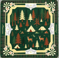 Tapis de mahjong Mary Benson Hydrangea au design artistique, coussin en néoprène insonorisant, en stock, expédition en 7 jours