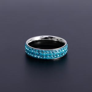 Anillos de Compromiso de Fábrica Directa para Mujer, Joyería de Cristal CZ, Regalos de Aniversario, Precio Económico - Product Image 1