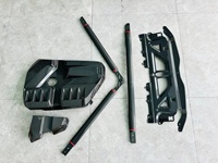 NOUVEAU Kit d'accessoires haute performance en fibre de carbone sèche pour BMW G80 M3 G82 M4 G87 Couvercle de moteur Couvercle de batterie intérieur