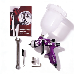 <span class=keywords><strong>Pistola</strong></span> a Spruzzo Pneumatica Industriale DeVIDISS HVLP ad Alta Pressione con Ugello da 1,3mm, per Riparazione Auto e <span class=keywords><strong>Verniciatura</strong></span> Fai-da-Te, Capacità Tazza 600ml - Product Image 5