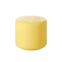 Pots de crème en plastique vides de luxe à double paroi en PP 10g-200g avec couvercle