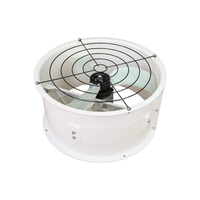 Ventilateurs axiaux muraux antidéflagrants Windrise 550 mm, résistants à la corrosion et aux hautes températures, pour l'extraction de fumée