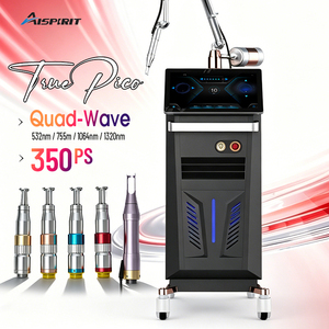 Laser Pico à impulsions ultra courtes QQSwitchedSing 350ps, 4 longueurs d'onde, pour le détatouage permanent des sourcils, des yeux et des lèvres, usage en salon - Product Image 2