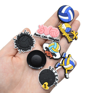 Wholesale Custom Logo Cartoon Sports PVC <b>Shoe</b> Charm <b>Accessories</b> for Clogs 2.5-3.5cm - Product Image 6