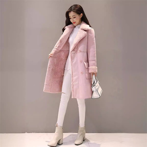 Winter <strong>Jacket</strong> <strong>Women</strong> Plus Size Clothing for <strong>Women</strong> Warm <strong>Velvet</strong> Thicken Faux Long Coats Parkas Female Double Breasted <strong>Jackets</strong> - Product Image 5