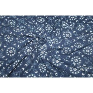 Tela de Algodón Estampada a Mano con Diseño Floral Moderno de Jaipur, India, para Bolsos, Cortinas y Vestidos, Ligera - Product Image 6
