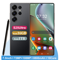 Nuevo Teléfono Inteligente S25 Ultra Original de 16GB+1TB con Android 15, 4G 5G, Doble SIM, Doble Modo de Espera, Versión Global Desbloqueada