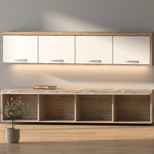 Furnizone OEM Wood <b>Panel</b> Kitchen Cabinet Storage Unit Drawers Modern Design Customized Color <b>MDF</b> Doors Easy Installation - Product Image 3
