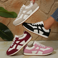 Chaussures pour femmes grandes tailles transfrontalières, Nouvelle collection Printemps-Automne 2026, Décontractées, Polyvalentes, Respirantes, pour la course et le sport, Tendance, en PU