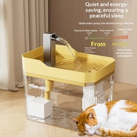 Fuente de Agua Automática para Gatos de 1500mL, Dispensador de Agua para Mascotas con Circulación, Alimentación USB, Filtro y Diseño de Flujo de Grifo