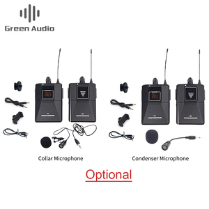 GAW-802 Chất Lượng Tốt Bên Ngoài DSLR Mic Không Dây Lavalier Studio Ghi Âm <span class=keywords><strong>Microphone</strong></span> Cho Máy Ảnh - Product Image 2