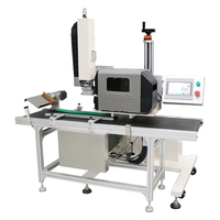 Imprimante d'étiquettes industrielle, applicateur d'étiquettes automatique avec fonction de rétraction de film pour sacs et scellage de boîtes en carton