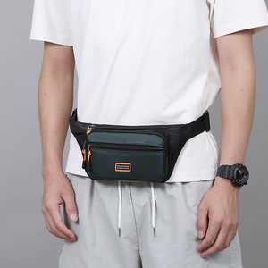 Fashionable Men's Waist Bag Multi Compartment Oxford Cloth Large Capacity Casual Everyday Use Summer 2025 - Product Image 3