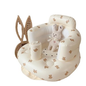 Chaise d'apprentissage transfrontalière pour bébé, siège d'apprentissage pour bébé en PVC, petit canapé gonflable portable et pliable, tabouret <span class=keywords><strong>de</strong></span> <span class=keywords><strong>bain</strong></span> pour nourrissons <span class=keywords><strong>de</strong></span> 0 à 3 ans - Product Image 5
