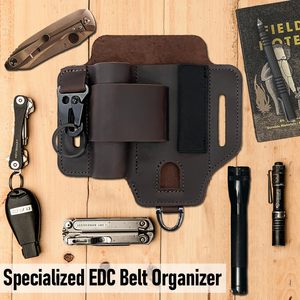 EDC Multi-functional <strong>Tool</strong> <strong>Kit</strong> Portable Leather <strong>Tool</strong> Storage Waist <strong>Bag</strong> - Product Image 2