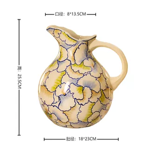 Jarrón de Cerámica Versátil <span class=keywords><strong>para</strong></span> Decoración del Hogar, <span class=keywords><strong>Oficina</strong></span> y Escritorio, y Arreglos Florales <span class=keywords><strong>Artificiales</strong></span> - Product Image 5