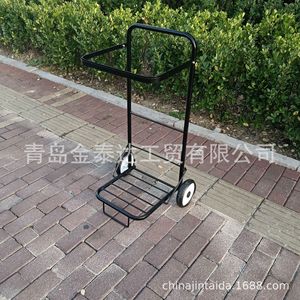 Utility <b>Cart</b> Steel Frame 440X475X950mm 2 Fixed Wheels Open Design Indoor Use Hand <b>Tool</b> <b>Cart</b> - Product Image 4