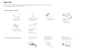 Cadre de drone haute productivité de 2.5 pouces avec composants de moteur central - Product Image 6
