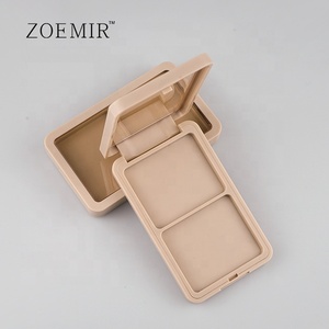 Palette d'ombres à paupières <span class=keywords><strong>marron</strong></span> 2 couleurs Palette d'ombres à paupières vide Logo personnalisé Palette de poudre à sourcils Fournisseur - Product Image 4