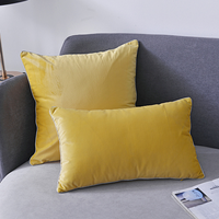 Innermor luxe 2-Pack 18x18 moderne solide motif carré jeter taie d'oreiller tissé housse de coussin pour la maison ou l'hôtel salon