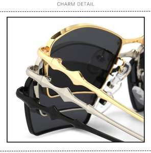 <span class=keywords><strong>2025</strong></span>ロゴメタルデソル男性用ヴィンテージサングラスユニセックスメタルガファスデソルスクエア男性用メタルスプリングサングラス - Product Image 5