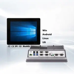 China Manufacture Qiyang Open Frame i3/i5/i7 All In One Computer Industrial Android Touch Panel Pc For Pos Billing Supermarket
